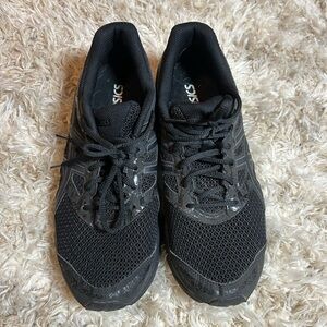 Asics Black Athletic Shoes